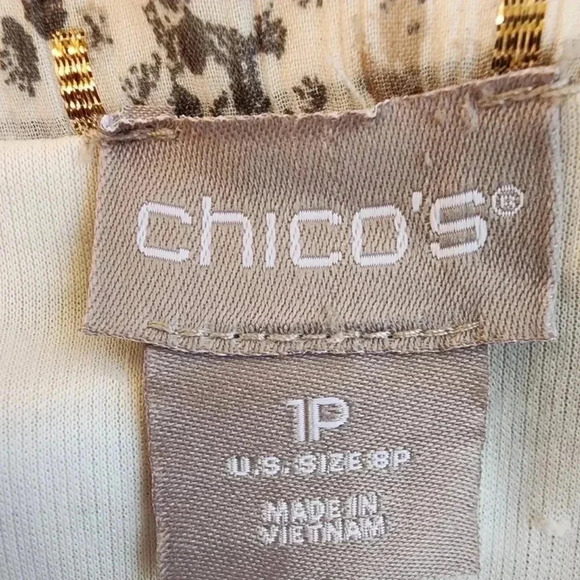 Chico's Petite Faux-Snakeskin print midi skirt size 1P (8P) NWT - Picture 7 of 14